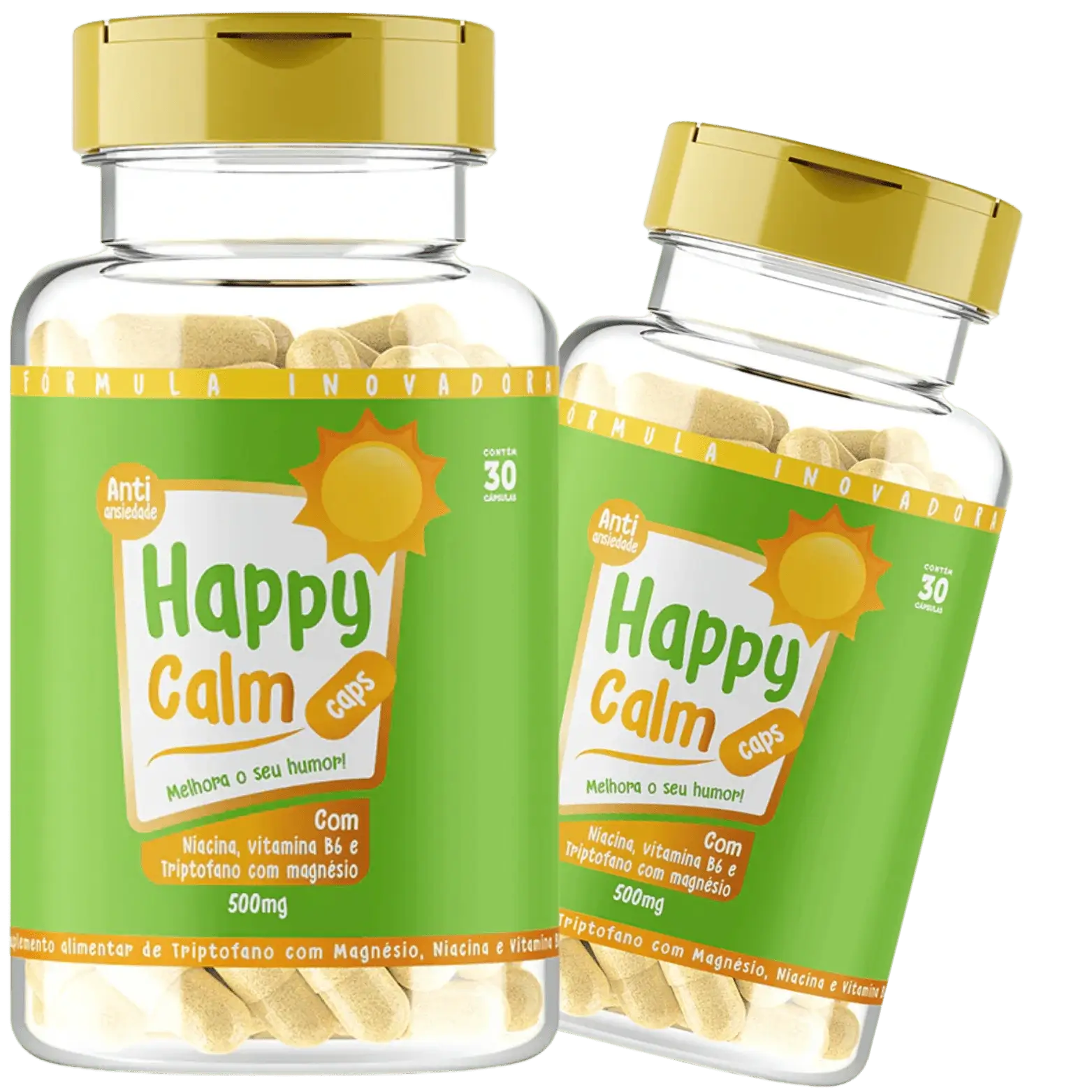 Cada HappyCalm contém: